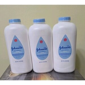 3Pk Johnson's Aloe & Vitamin E Baby Powder No Parabens/Dyes Big Size 22Oz Sealed